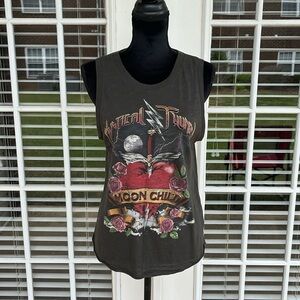 Spell & The Gypsy Mystical Thunder Sleeveless Tee Size Small
